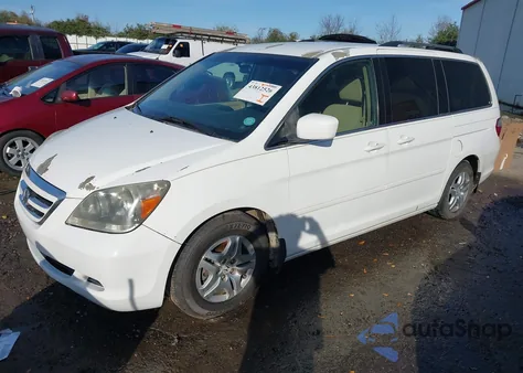 2007 Honda Odyssey Ex z USA, uszkodzony, nr VIN 5FNRL38497B141491